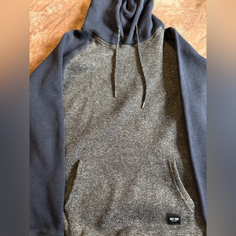 Navy Yard New York City Blue/Grey/Black Men’s Hoodie XL